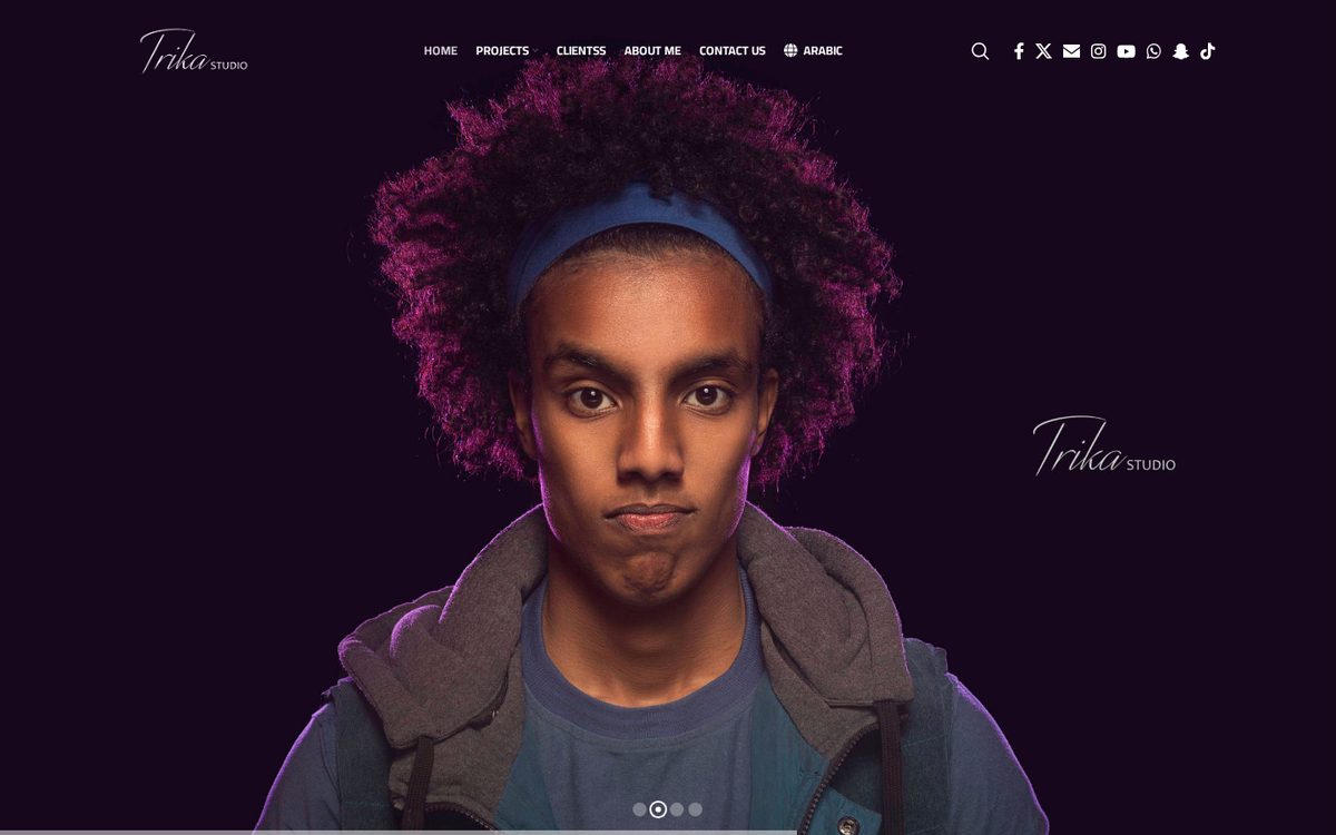 Trika Studio — Saudi Arabia — website screenshot