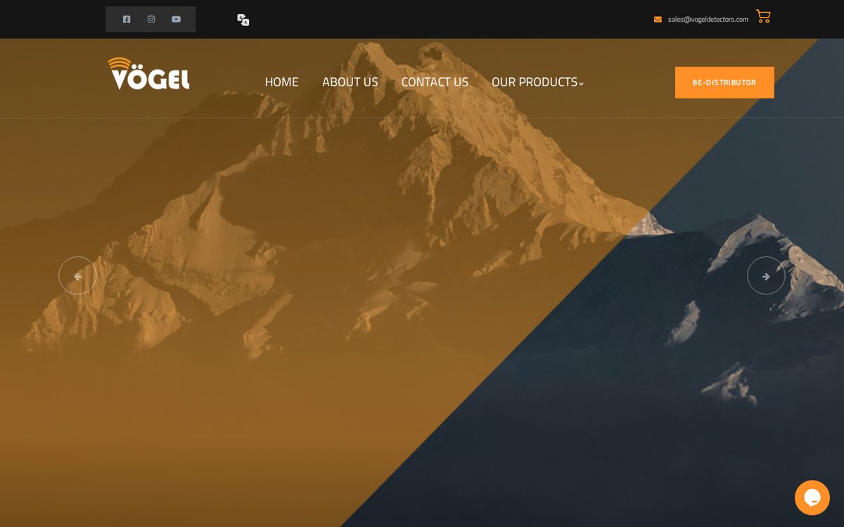 Vogel Detectors — Germany — website screenshot